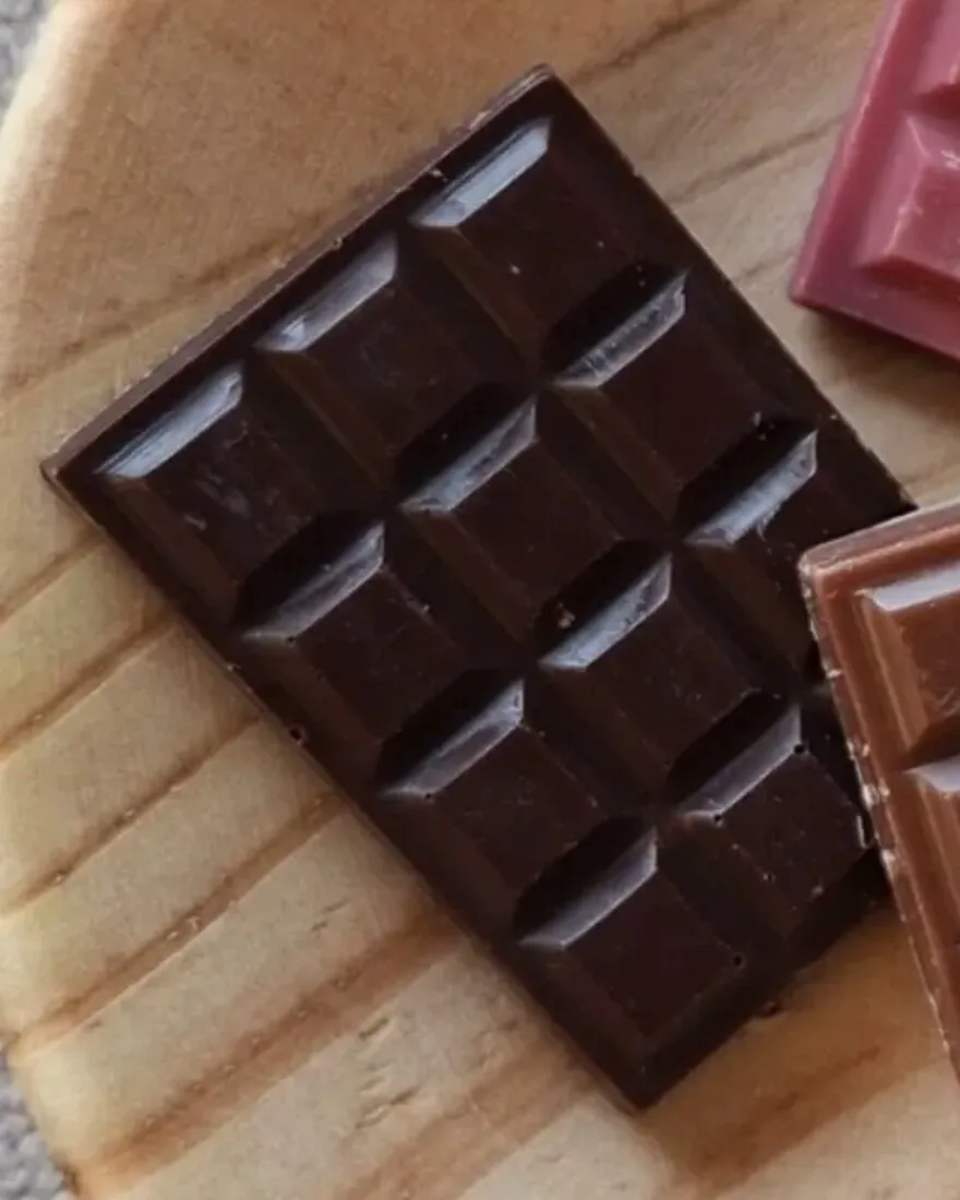 Barra de chocolate amargo