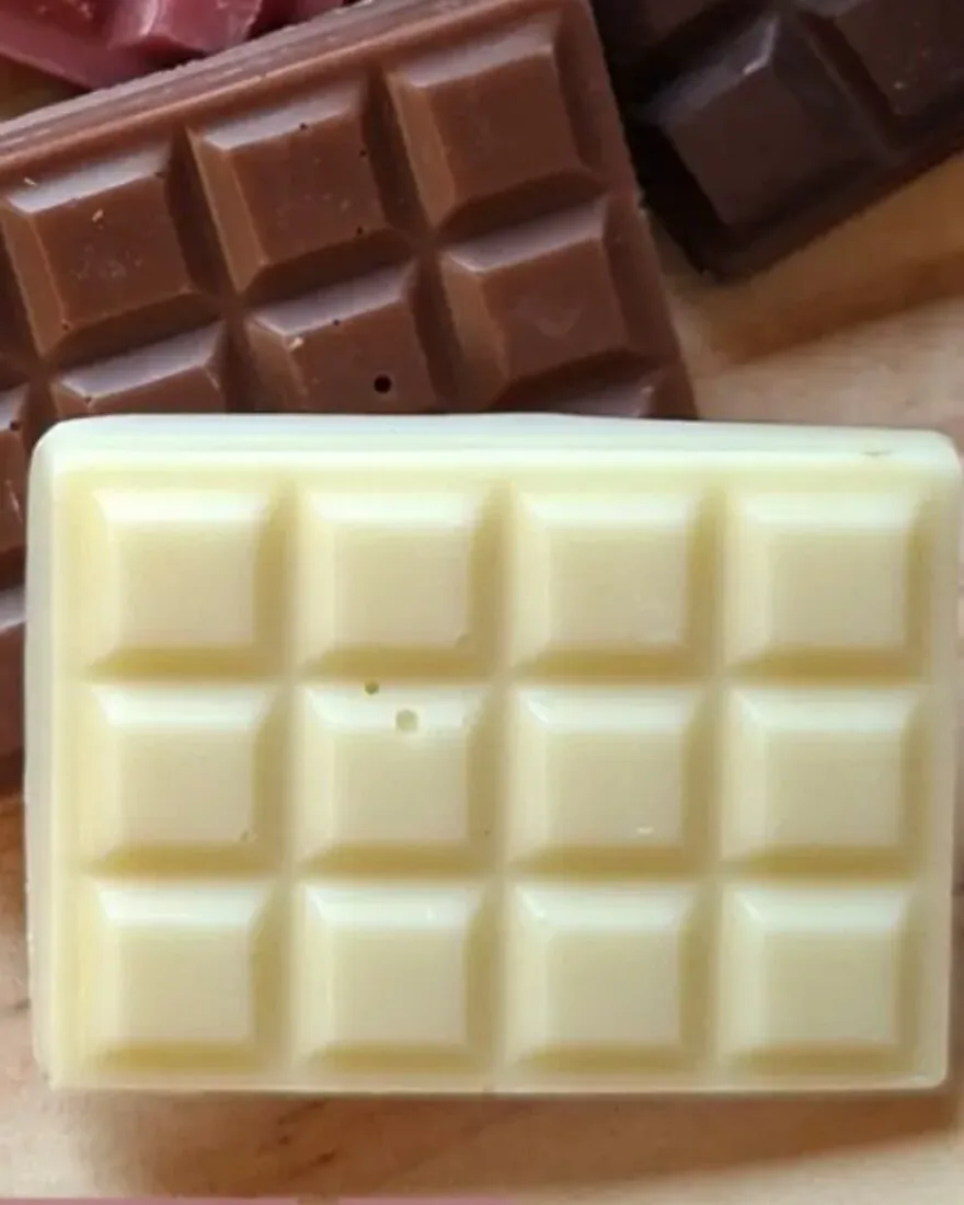 Barra de chocolate blanco