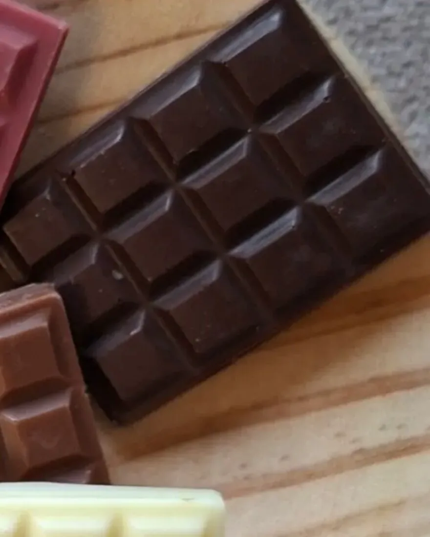 Barra de chocolate semiamargo
